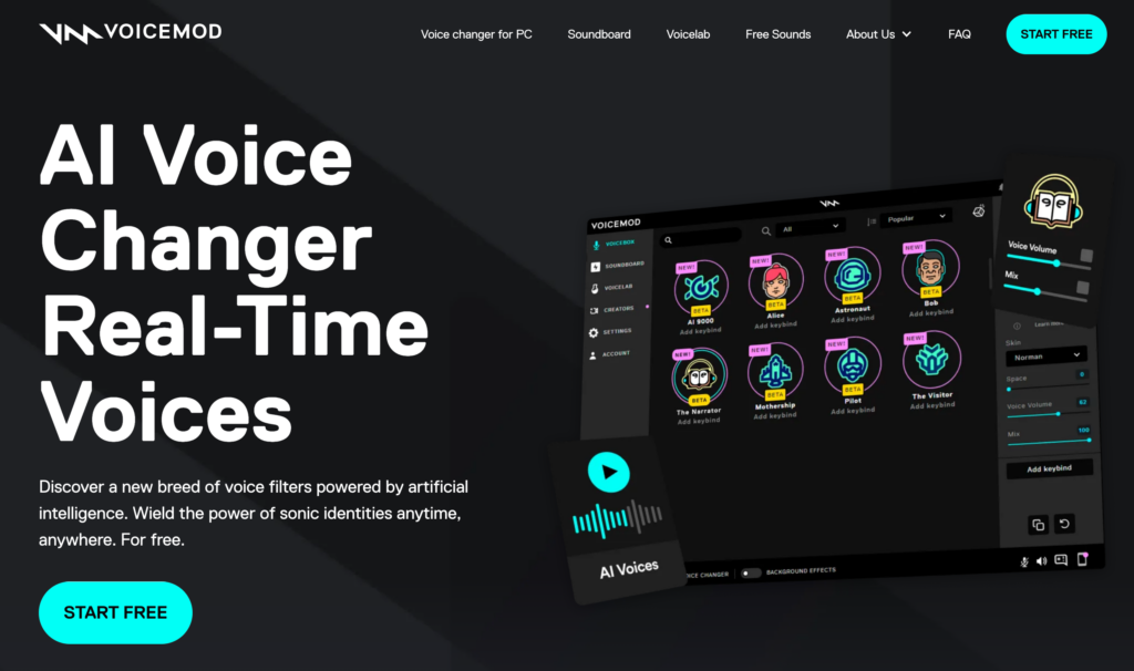 AI Voice Changer in real time And it s free Voicemod