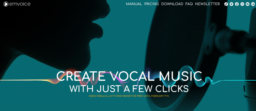 Emvoice Next Generation Vocal Synthesis
