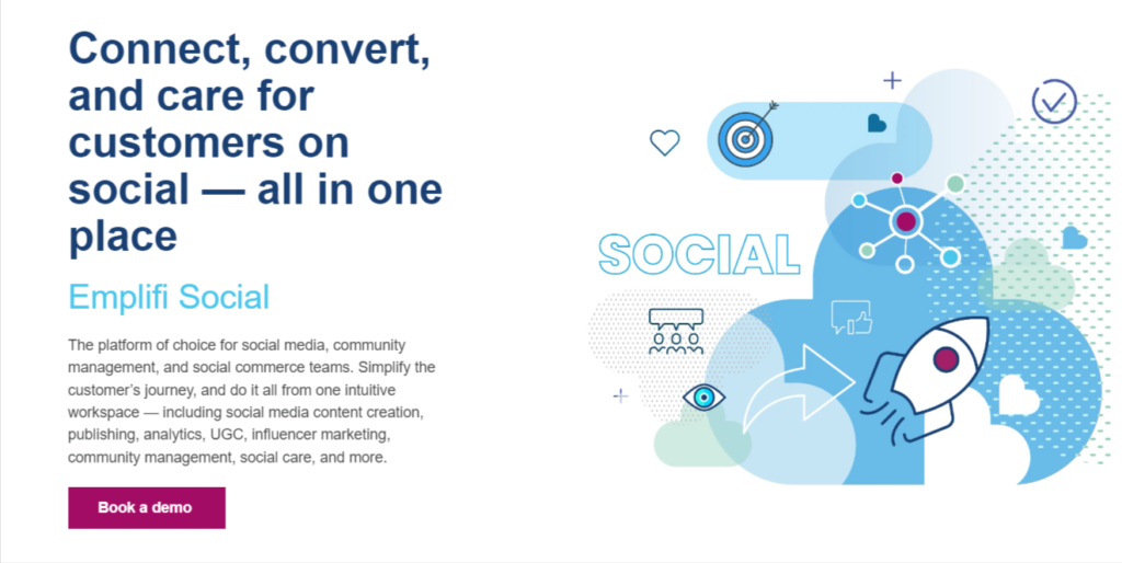 Social marketing for customer connection conversion and care