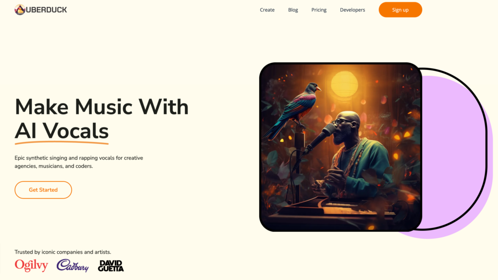 Uberduck Make Music with AI Vocals