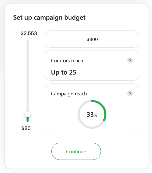 soundcampaign campaign set up set up budget